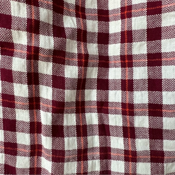 J.CREW CREWCUTS BOYS' CRINKLE COTTON SHIRT IN ORANGE PLAID, Size 8, NWT - Picture 15 of 16